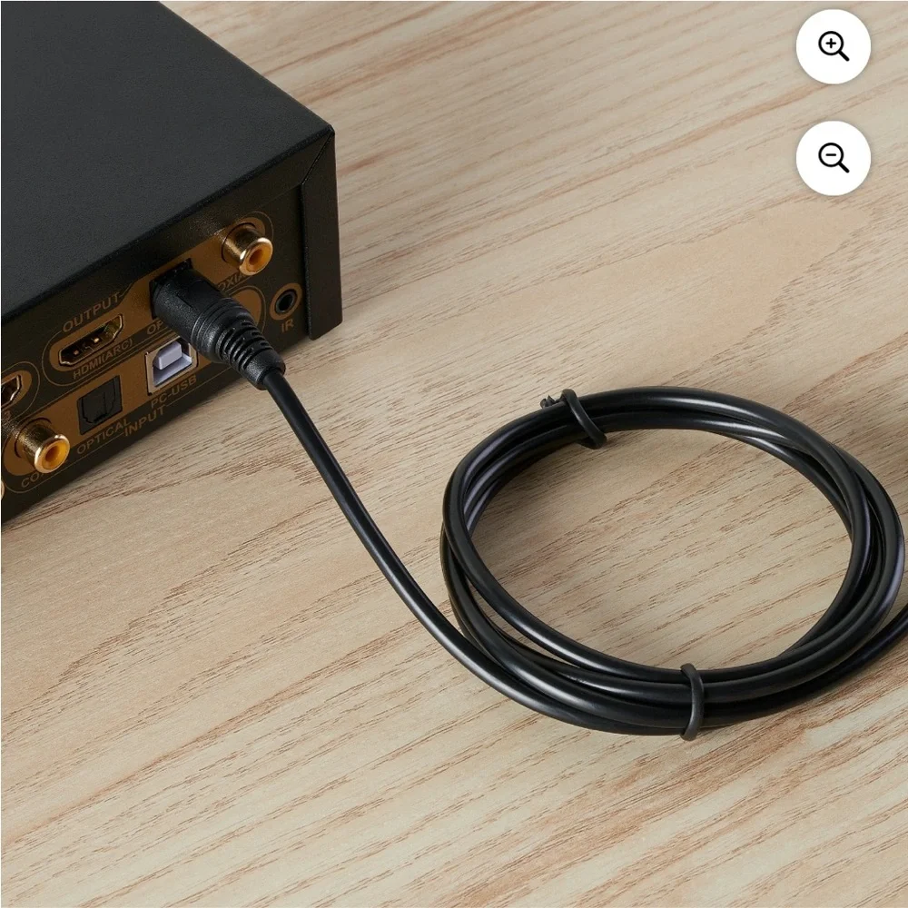 Onn black Optical Audio Cable